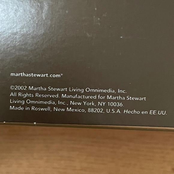 Vtg Martha Stewart Everyday Glass Christmas Ornaments Set of 7 Golden Traditions - Picture 8 of 9